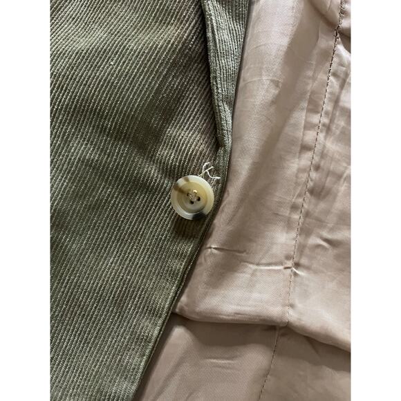 StudioSuits Hand-Crafted Men's Corduroy Blazer in Olive Green - Picture 12 of 16